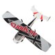 thumbnail image 5 of Avión de plástico con iluminación LED para principiantes y adultos, batería doble, planeador RC EPP rojo de 2,4 GHz, 5 of 8