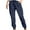 Navy Pants for women, variant on Cargo Pants Women Fashion Women Plus Size Drawstring Casual Solid Elastic Waist Pocket Loose Trousers Pants Cuff Sweatpants Hiking Pants Women Activewear