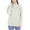 DT--White, variant on DailyTrove Women's Solid Color Turtleneck Sweater, Long Sleeve, Winter Office & Lounge Wear, Soft Wool , Plus Size Friendly