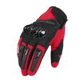 thumbnail image 1 of Guantes de montar en moto de cross con protección de fibra de carbono, nudillos duros, pantalla táctil, guantes de motocicleta para hombre con dedo completo, protección de nudillos premium,, 1 of 5