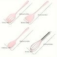 thumbnail image 4 of 12pcs Silicone Kitchen Utensil Set - Non-Stick, Food-Grade Cooking Tools with Holder - Includes Spatulas, Soup Ladles, Tongs & More - Perfect for Home Cooking, 4 of 5