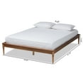 thumbnail image 6 of Baxton Studio Tallis Classic and Traditional Walnut Brown Finished Wood King Size Bed Frame, 6 of 8