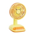thumbnail image 2 of Rewenti Candy Color Mini Desktop Fan Usb Rechargeable, Small Desk Fan for office Home Summer Cooling Gift, 2 of 5