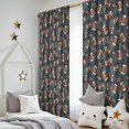 thumbnail image 5 of Kid Curtains,Football Dot Darkblue Pattern Kid Insulated Curtains Set Of 2,Bedroom Essentials,Toddler Room Decor 52"x84", 5 of 5