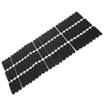 GOOHOCHY 100 Pcs Wooden Padded Hangers Anti- Coat Hangers for Clothes Closet Organizer