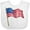AA-White, variant on Inktastic American Flag Design Boys or Girls Baby Bib