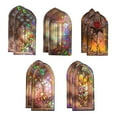 thumbnail image 1 of Pegatinas para álbum de recortes Soledad 10 Uds. pegatinas estéticas con forma de marco de ventana Rojo, 1 of 10