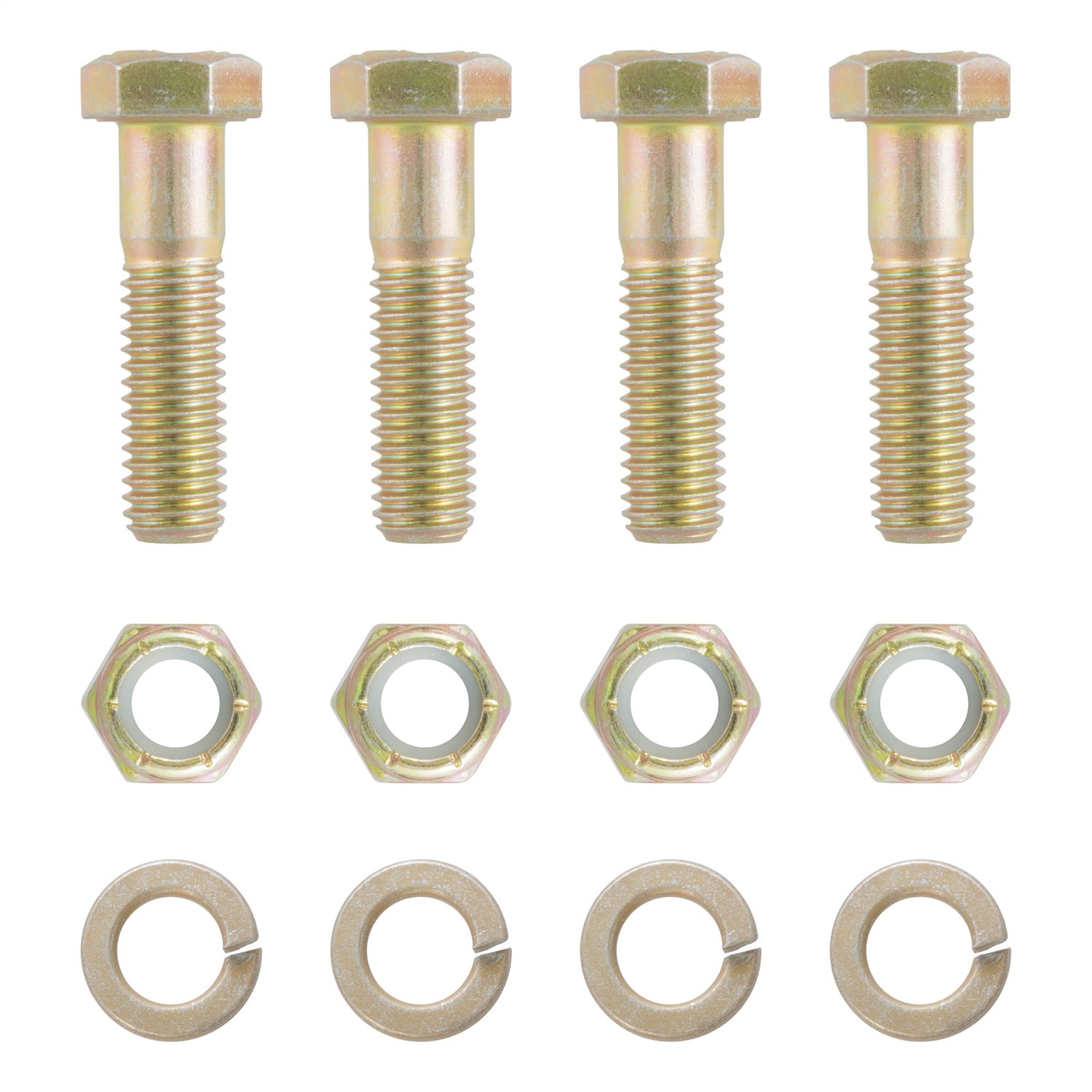 CURT 48330 Pintle Hitch Mount 1/2Inch Hardware Kit, 4 Bolts, Yellow