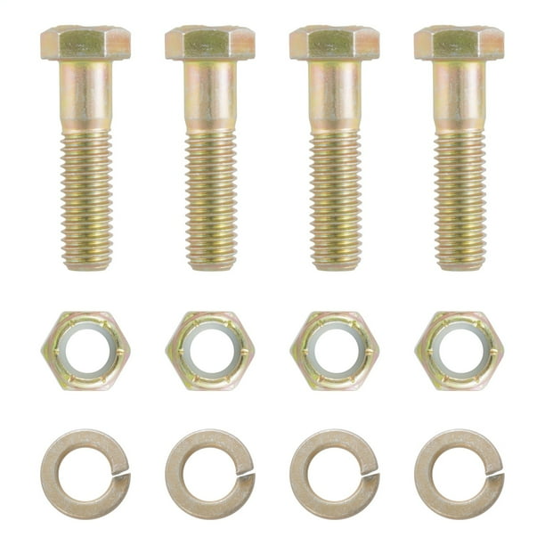 CURT 48330 Pintle Hitch Mount 1/2Inch Hardware Kit, 4 Bolts, Yellow