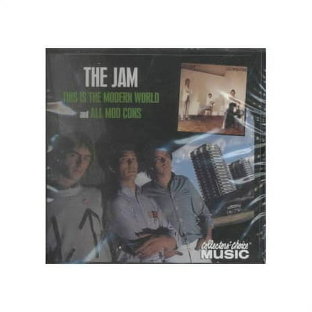 2 LPs on 1 CD: THIS IS THE MODERN WORLD (1977)/ALL MOD CONS (1978). The Jam: Paul Weller (vocals, guitar); Bruce Foxton (vocals, bass); Rick Buckler (drums). The pairing of the two Jam albums on this reissue is a significant one, as it represents a pivotal era in both the group's career and bandleader Paul Weller's life. THIS IS THE MODERN WORLD, the group's 1977 sophomore effort, was much in the same vein as the Jam's classic debut, IN THE CITY--essentially a heady mix of brash, semi-political punk rock and '60s-inspired pop. After the release of the record and a largely unsuccessful American tour, Weller suffered a nervous breakdown. Luckily, the ensuing time off allowed Weller to write the songs that would appear on 1978's ALL MOD CONS, the album that made the Jam superstars in Britain. A fully realized, towering artistic achievement, the record showcases a more mature but no less potent writing style that is bolstered by superb musicianship from the trio. Frenetic, apocalyptic rock ("'A' Bomb in Wardour Street") rubs elbows with soothing acoustic love balladry ("English Rose"), and straight-up power-pop ("It's Too Bad") to form a record that is at once thought-provoking and exciting.