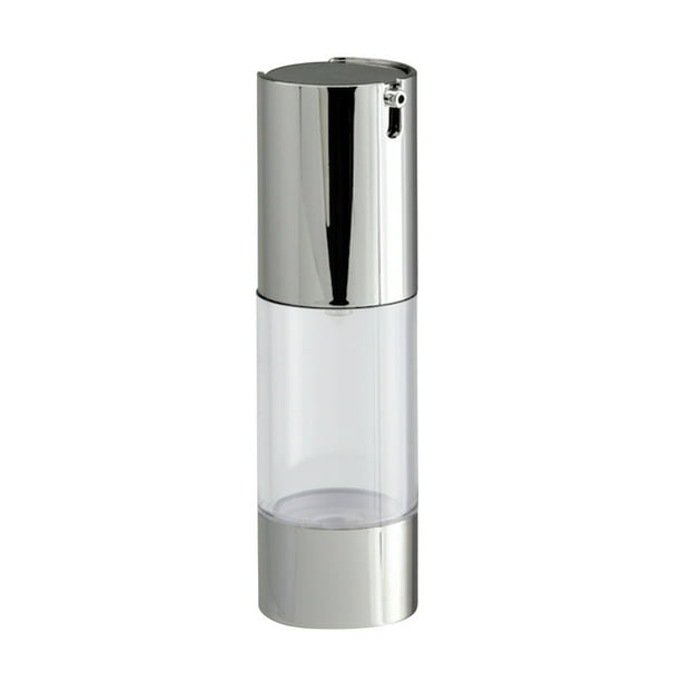Download 30ml Transparent Silver Airless Pump Bottle Press Cream Jar Emulsion Bottle Press Lotion Plastic Bottles Cosmetic Bottle Emulsion Dispenser Walmart Com Walmart Com