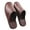 Brown, variant on Men's Leather Slippers Sandals Closed Toes Casual House Shoes,Couple's Home Indoor Breathable Non-slip Slippers,Summer Indoor & Office Slippers
