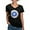 Black, variant on CafePress - Greek Mati Evil Eye 4 Women's V Neck T Shirt - Women's V-Neck Dark T-Shirt