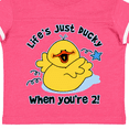 thumbnail image 4 of Inktastic Life's Ducky 2nd Birthday Boys or Girls Toddler T-Shirt, 4 of 5