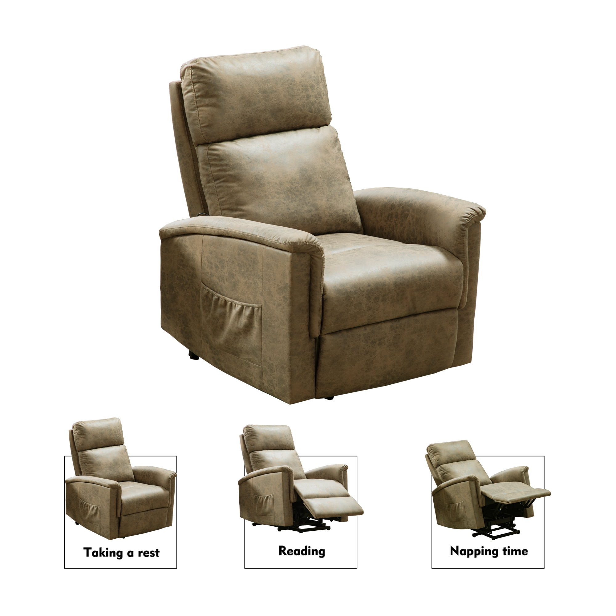 power lift recliners for elderly electric recliner for elderly heavy duty  lift chairs recliners 300 lb capacity faux leather recliner chair chaise
