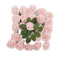 thumbnail image 4 of Fake Roses Flowers,25pcs Artificial Roses Light Handmade Rose Bulk Light Pink Fake Roses Cutting-Edge Features, 4 of 12