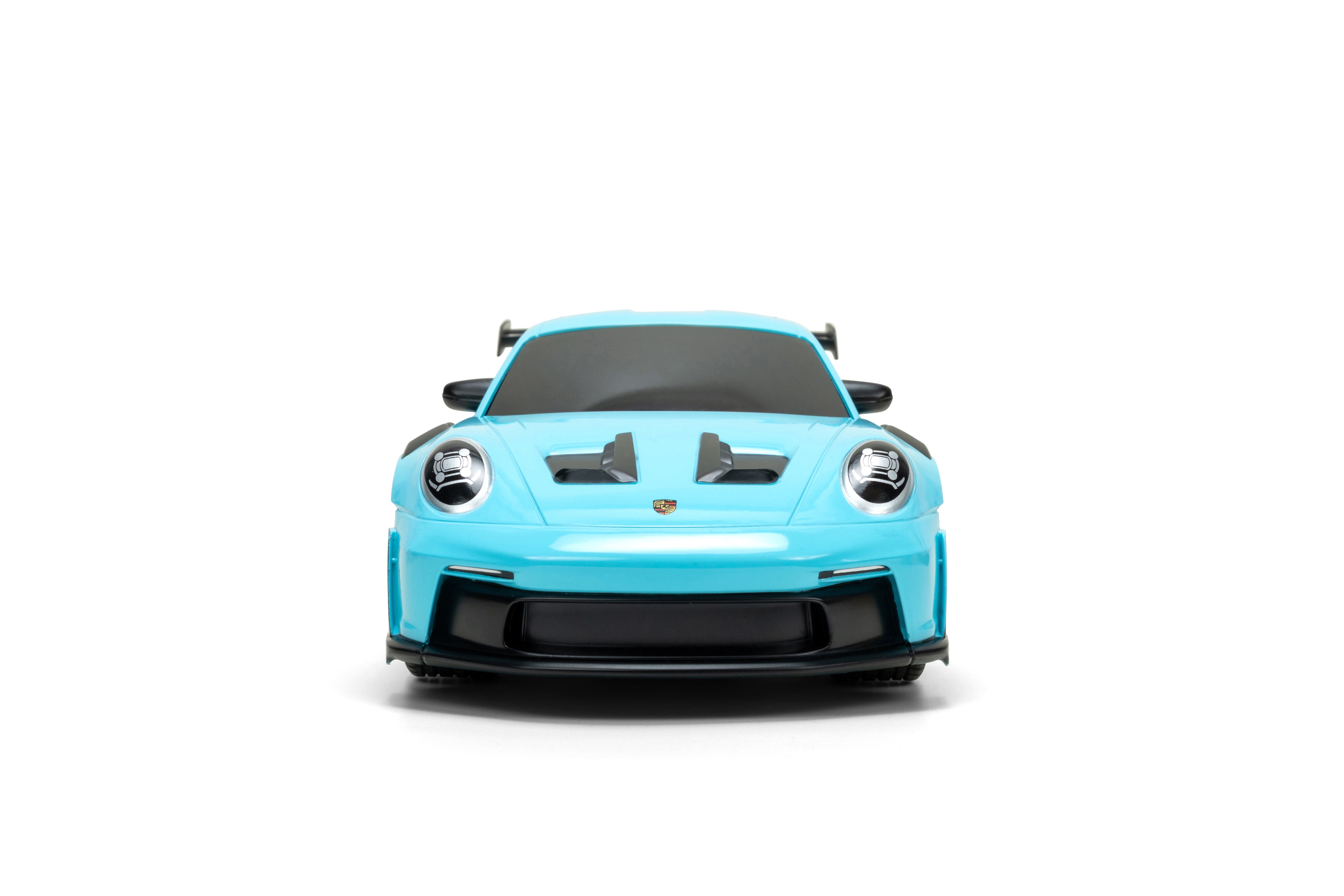 Porsche 911 (992) GT3 RS – 1:16 Scale Remote Control Car by Jada Toys – USB Rechargeable RC with Turbo Function, 2.4GHz – Toy for Kids & Collectors – Blue
