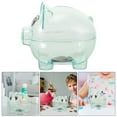thumbnail image 2 of HAOAN Cute Piggy Bank Cartoon Coin Box for Kids & Adults (Blue), 2 of 5
