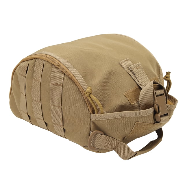 Bolsa para casco de adiestramiento al aire libre, bolsa portátil para casco con forma de concha, bolsa de almacenamiento para casco de gran capacidad, color caqui YUNYI BRAND Deportes