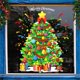 thumbnail image 2 of Ganfancp Nuevo Christmas Snowman Glass Sticker Decoración Ventana Christmas Snowflake Electrostatic Sticker Ofertas y Liquidaciones 1 Juego de Pegatinas, 2 of 6