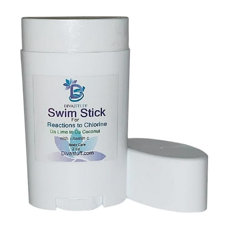 Swim Stick, Extra Strength Chlorine Neutralizing Lotion Bar For Body, Use Before Swimming, By Diva