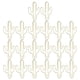 thumbnail image 2 of 20 piezas Clip de papel Mini innovador lindo Cactus en forma de Pin escuela suministros de oficina oro, 2 of 8