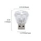 thumbnail image 4 of Speravity 4 piezas Mini USB Car Ambient Plug Play Light Iluminación interior Sin cables Atmósferas Luz Accesorios para automóviles Type3 NO3, 4 of 6