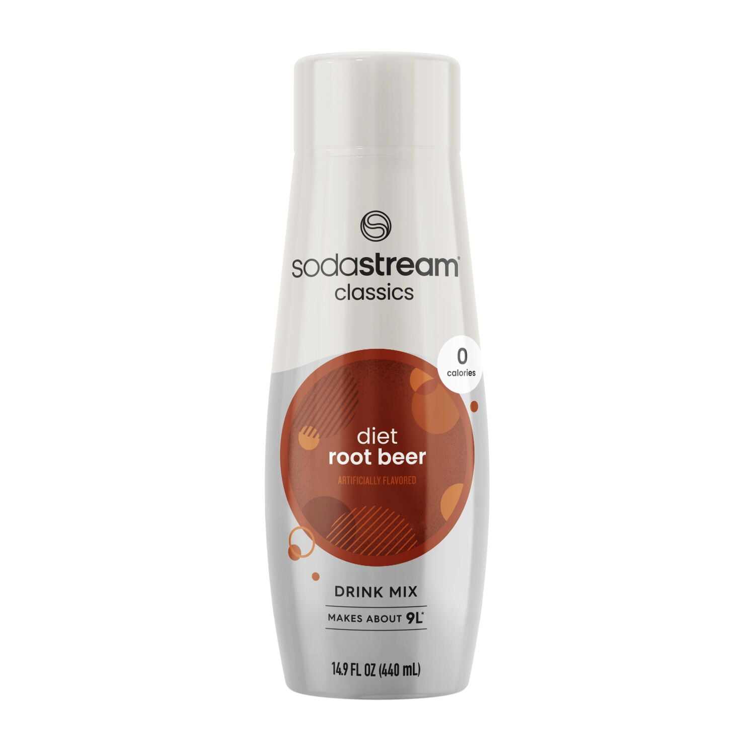 4 Pack SodaStream Diet Root Beer Flavor Mix, 14.8 Fl Oz Each