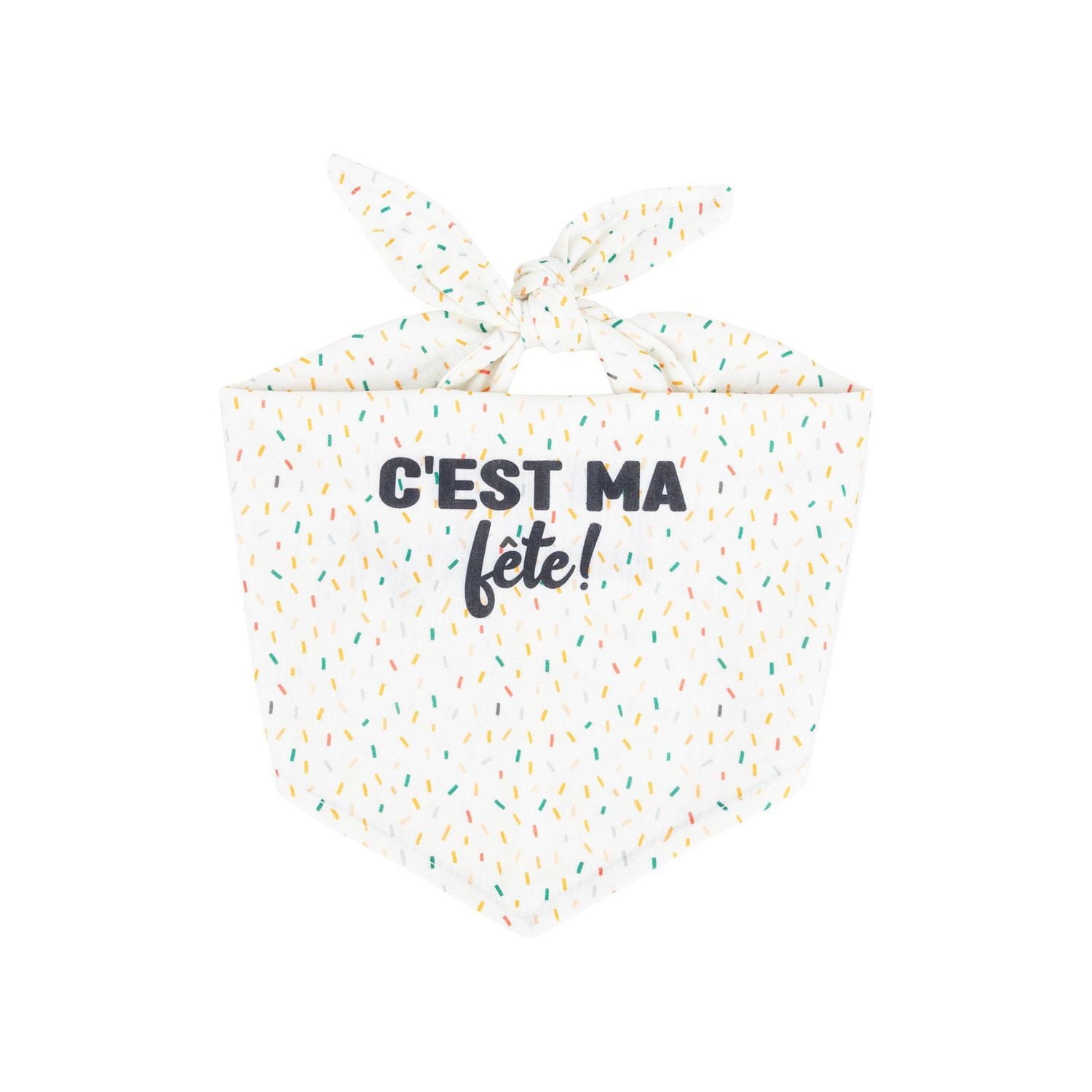 One Paw, bonnet d'anniversaire en peluche et bandana réversible pour chien