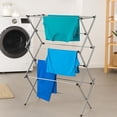 thumbnail image 2 of Collapsible Clothes Drying Rack Steel, 2 of 7