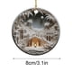 thumbnail image 2 of 2024 Christmas Stereoscopic Vision Birth Blessing Pendant 3 D Effect Birth Acrylic Car Hanging Ornaments, 2 of 6