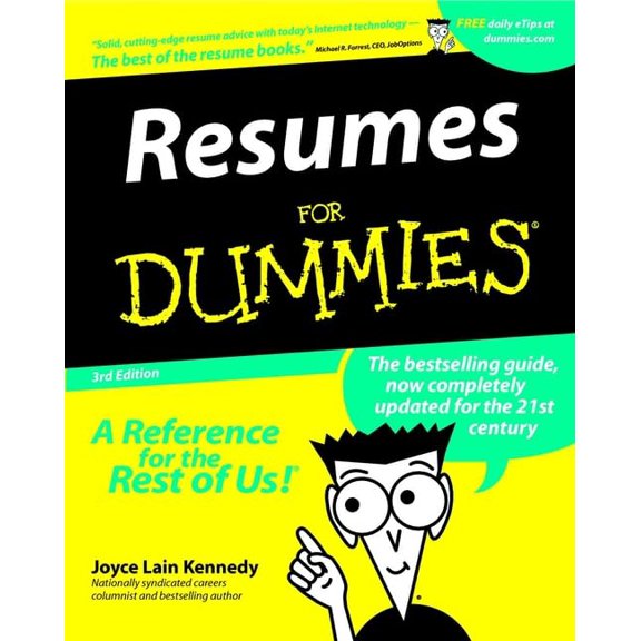 Pre-Owned Resumes For Dummies, 9780764552267, 0764552260, Paperback, 3 edition