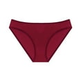 thumbnail image 2 of Swuxness Women's Low Waist Lace Briefs, Women Panties, Women's Solid Color Semi Hip Hugger Breathable Lace Low Comfortable Briefs Panties Red, S, 2 of 3