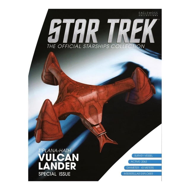 Revista Star Trek Starships Vulcan Lander Eaglemoss