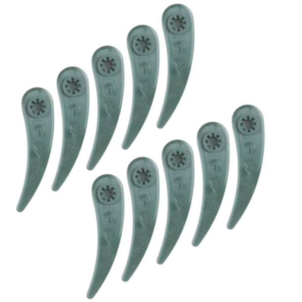 Cuchillas de plástico de repuesto para cortadora de césped Bosch Durablade Art 23-18 Li, Art 26-18 Li, cuchillas para cortadora de césped con alta dureza y bordes afilados, paquete de 24, potencia de