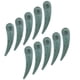 thumbnail image 1 of Cuchillas de plástico de repuesto para cortadora de césped Bosch Durablade Art 23-18 Li, Art 26-18 Li, cuchillas para cortadora de césped con alta dureza y bordes afilados, paquete de 24, potencia de, 1 of 5