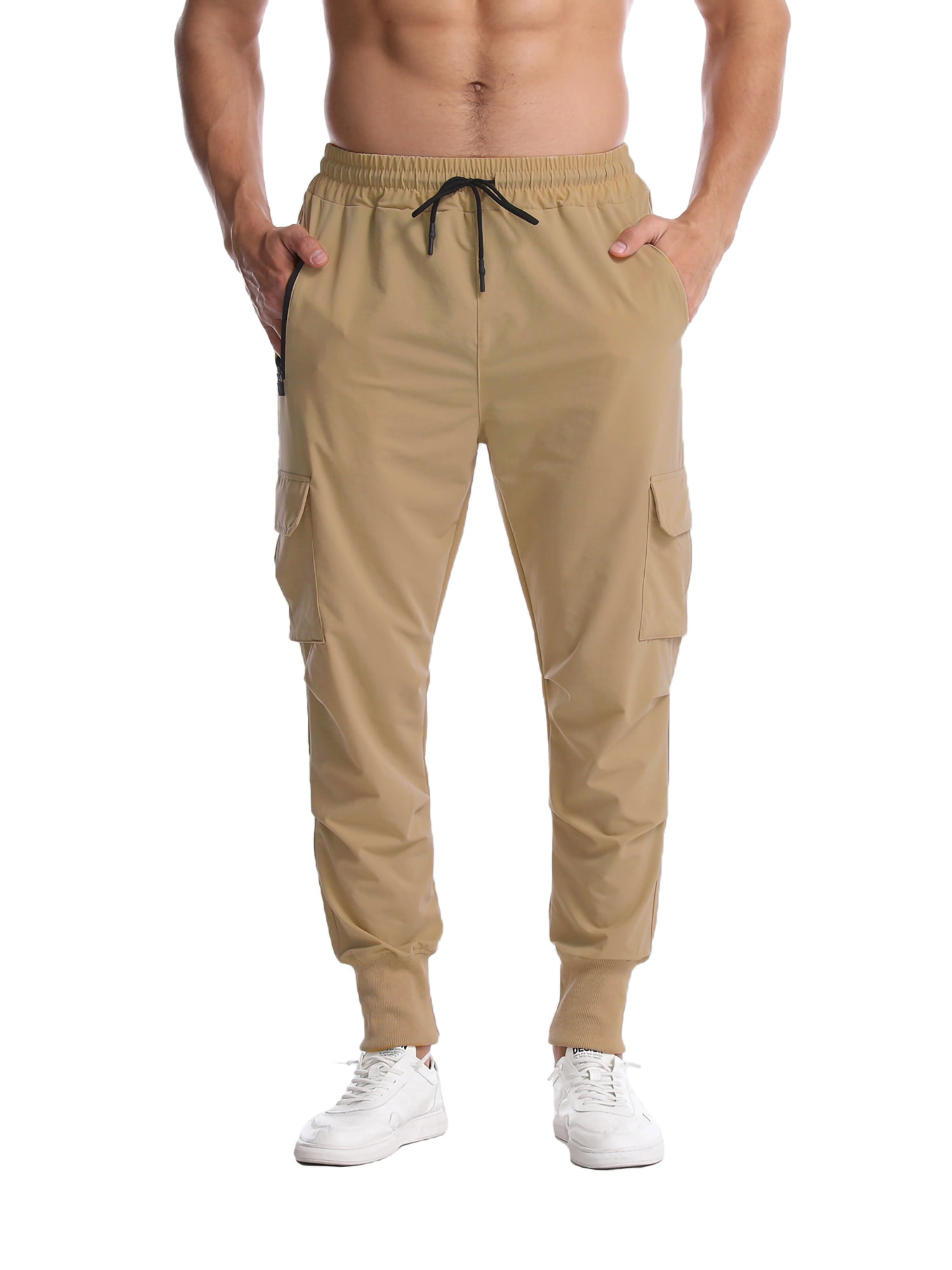 cargo trousers with zip pockets