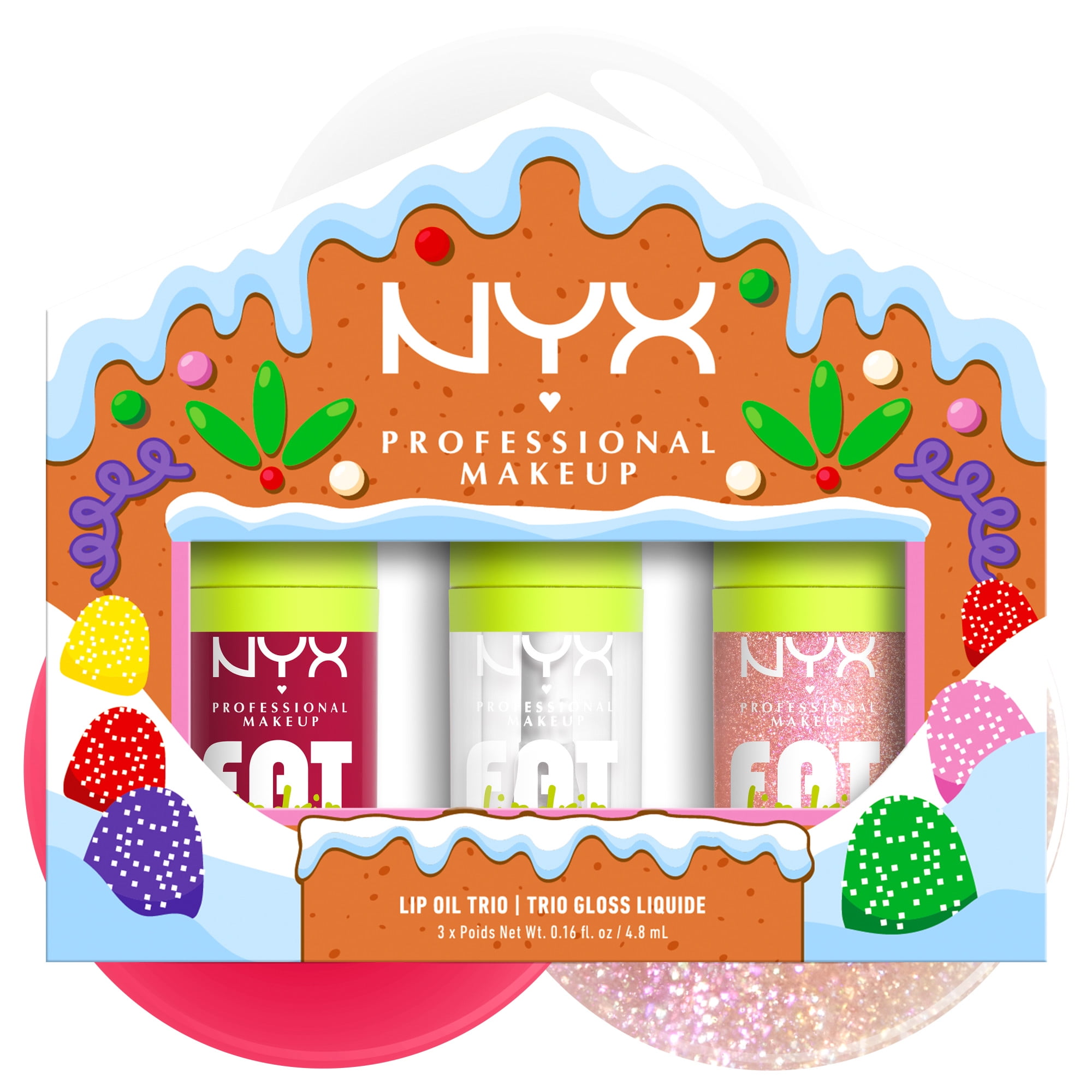 NYX Professional Makeup Holiday Fat Oil Lip Oil Trio Kit - Walmart.ca