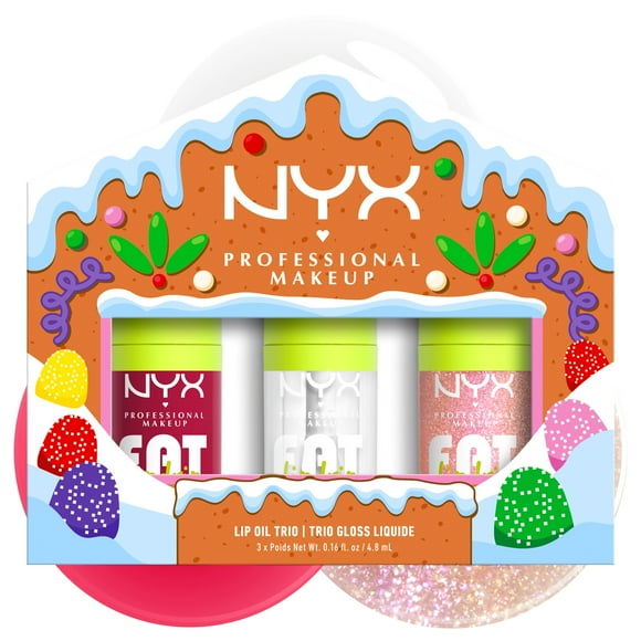 NYX Professional Makeup Holiday Fat Oil Lip Oil Trio Kit
