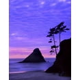 thumbnail image 2 of Terrill, Steve 26x32 White Modern Wood Framed Museum Art Print Titled - OR, Devils Elbow SP, Sunset over rock formations, 2 of 4