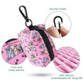 thumbnail image 5 of ATIFBOP Dog Poop Bag Holder with 30 Bags, Doggy Waste Bag Dispenser Fit All Dog Leashes, Soft and Big Capacity, Sturdy Carabiner (Pink), 5 of 7