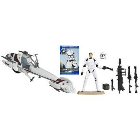 Star Wars-lucas Star Wars Barc Speeder Bike W/clone Troo