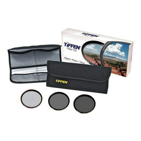 - Tiffen 77mm DV Select Filter Kit 3, Neutral Density 0.6, Ultra Circular Polarizing and Black Promist 1/4 Filters