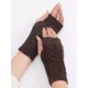 thumbnail image 1 of Guantes Sin Dedo Punto Tejidos Calidos Lana Mitones Tejidos, 1 of 4