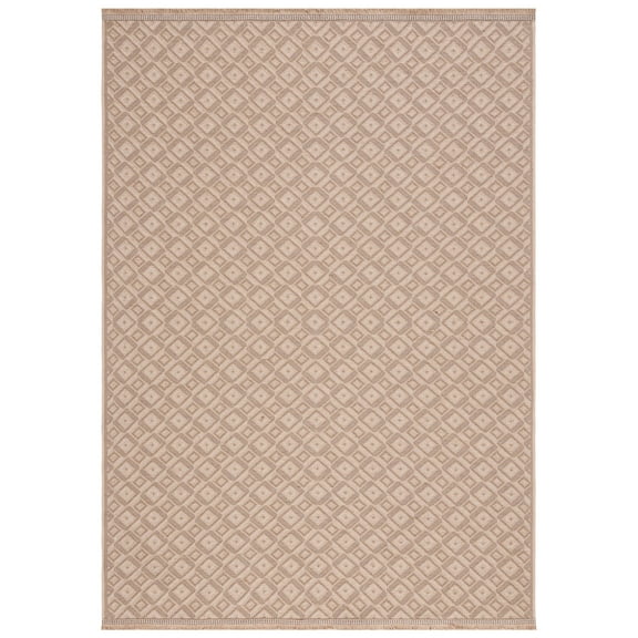 SAFAVIEH Aspect Dionne Diamond Area Rug, Natural/Ivory, 5'3" x 7'6"