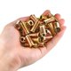 thumbnail image 3 of PGMJ 80 piezas M6 insertos de madera pernos muebles tornillo en tuerca conector de cierre roscado hexagonal para muebles de madera surtido (M6x25mm), 3 of 5