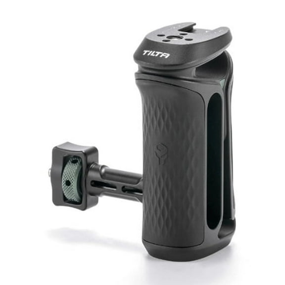 Tilta Xeno Side Handle with Anti-Twist Adjustable Height Non-Slip Silicone Grip 1/4in-20 Mount (Black)