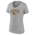 thumbnail image 2 of Women's Gray Loyola Chicago Ramblers Campus V-Neck T-Shirt, 2 of 3