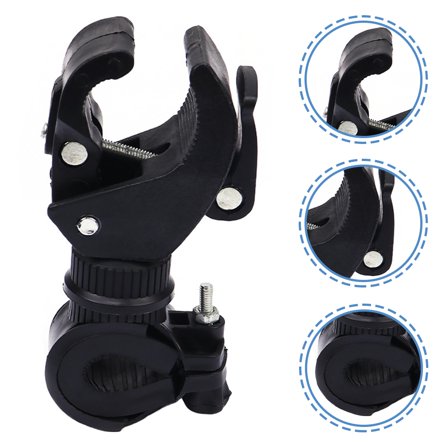 HEALEEP Flashlight Mount Holder 1Pcs Prevent Sliding and 360-Degree Rotation Flashlight Support
