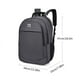 thumbnail image 3 of Travel Laptop Backpack Business AntiTheft Slim Laptop Backpack With USB Charging Port College Laptop Bag Gift 15.6inLaptop Gray, 3 of 9